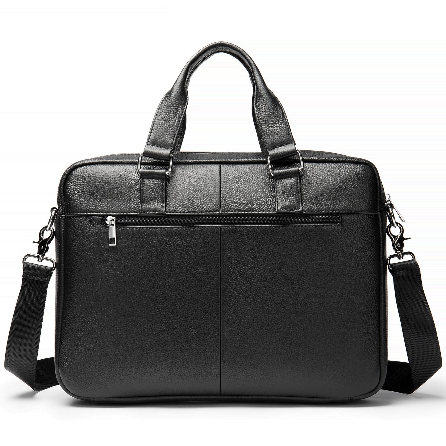 Men's Genuine Leather Horizontal File Cowhide Business Men's Briefcases