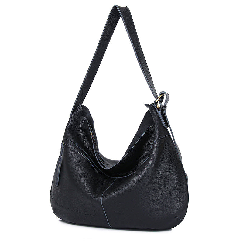 Genuine Leather Soft Large Capacity Retro Shoulder Bags