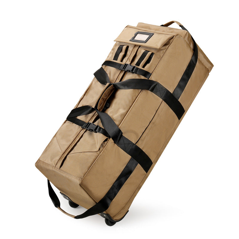 British Style Large Capacity Waterproof Checked Travel Bags