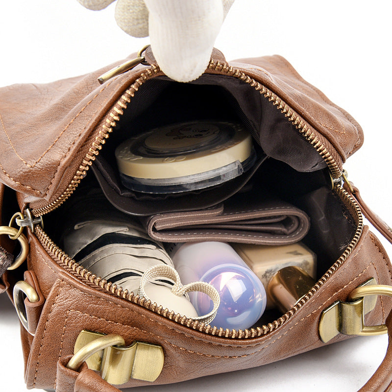 Women's Fashion Idle Style Commuter Retro Shoulder Bags