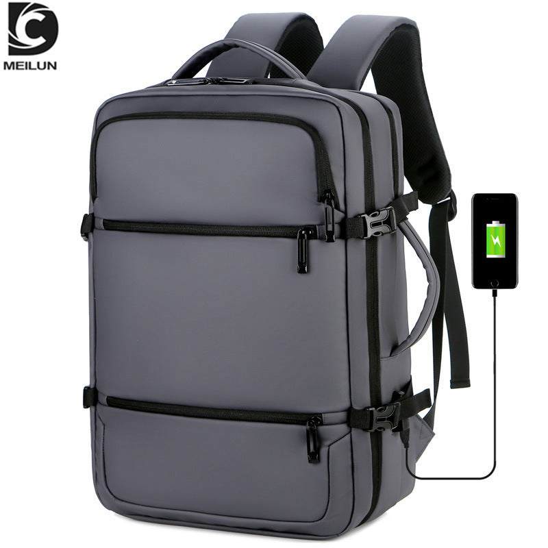 Men's Business Waterproof Printable Pattern Large Capacity Backpacks