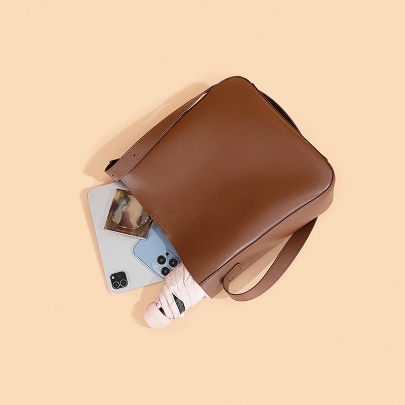 Women's Genuine Leather High-grade Exquisite Niche Underarm Bags