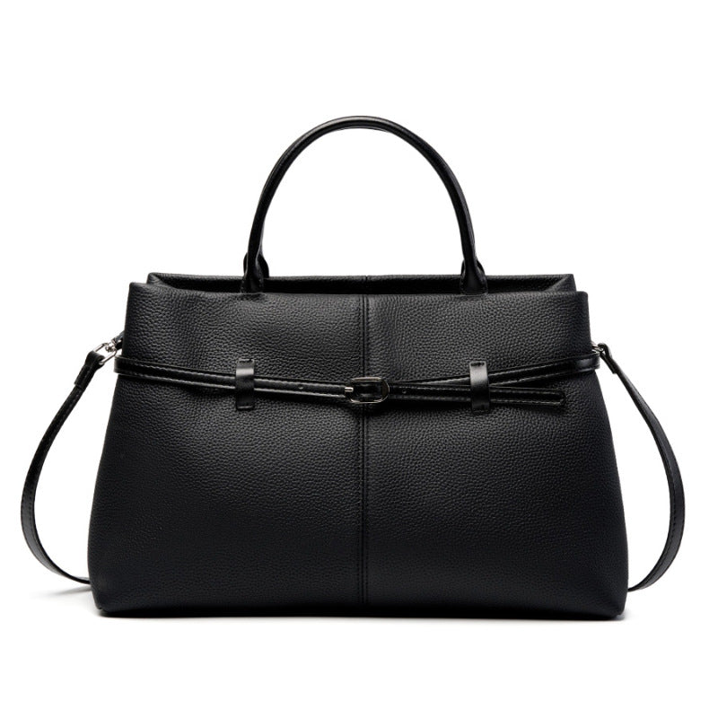 Women's High-grade Leather Large Capacity Commuter Crossbody Bags