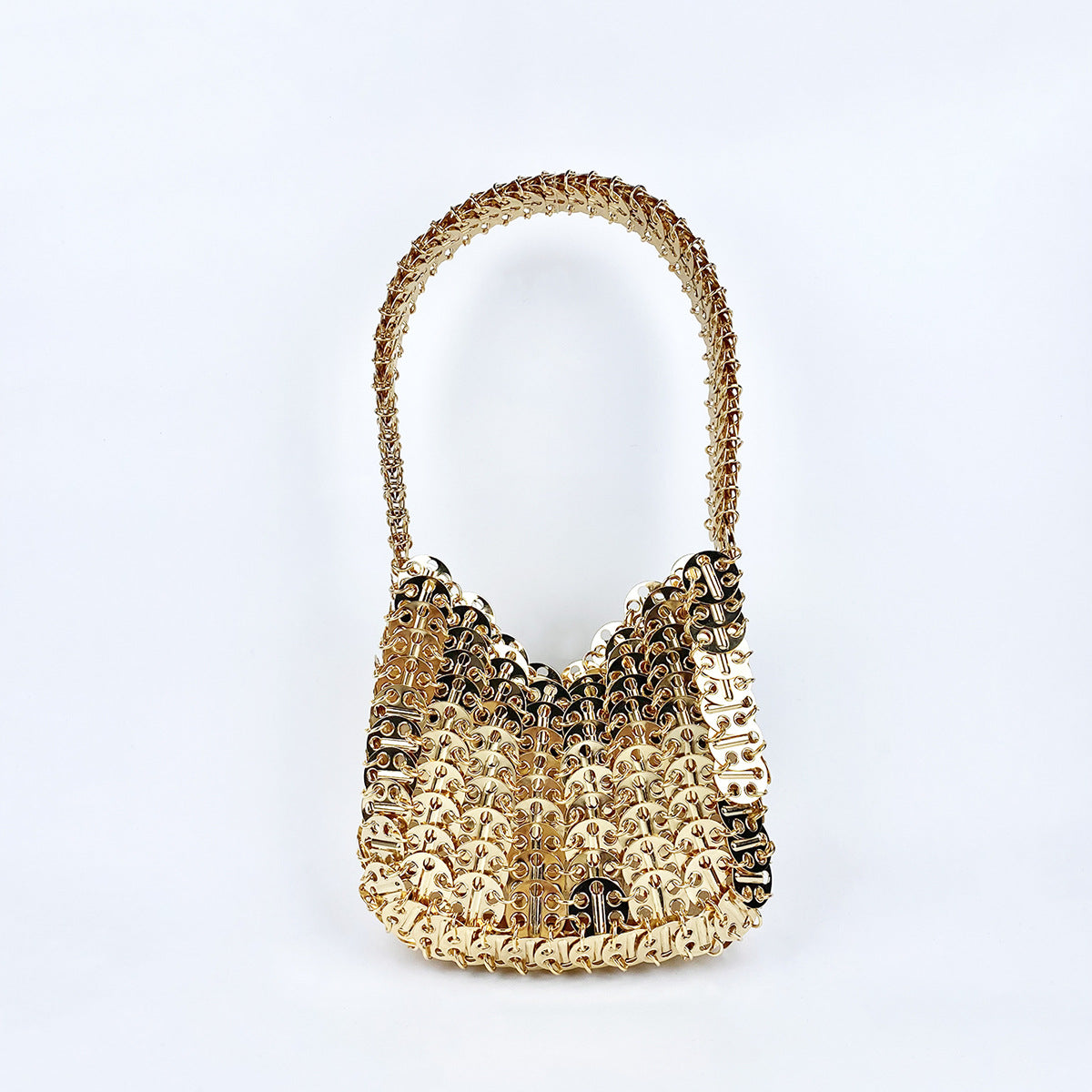 Women's Korean Style Sier Paillette Portable Handmade Handbags