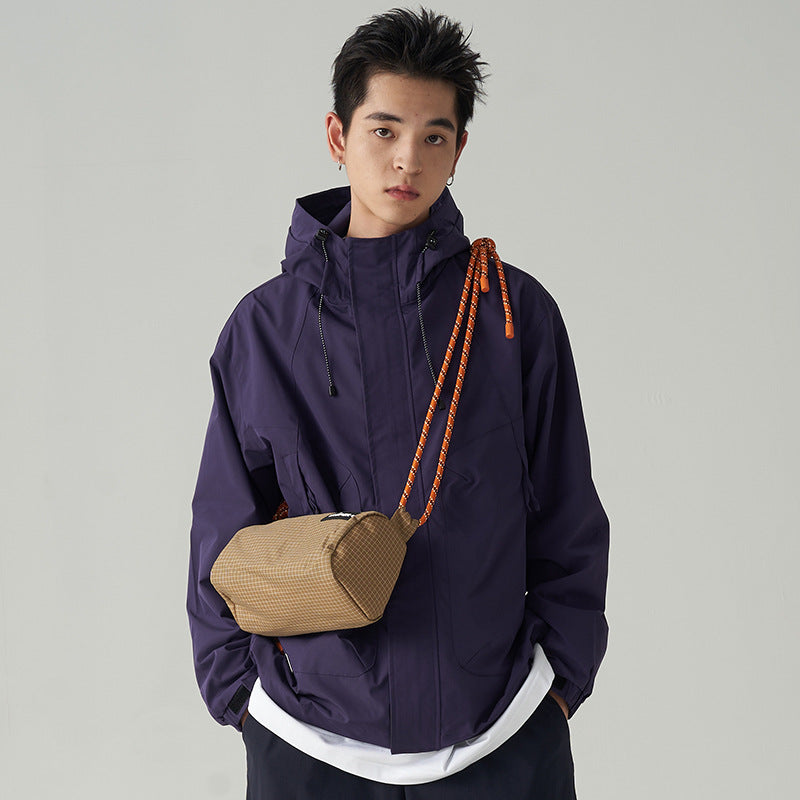Men's Hello Mesh Commuter Pillow Trendy Men's Messenger Bags