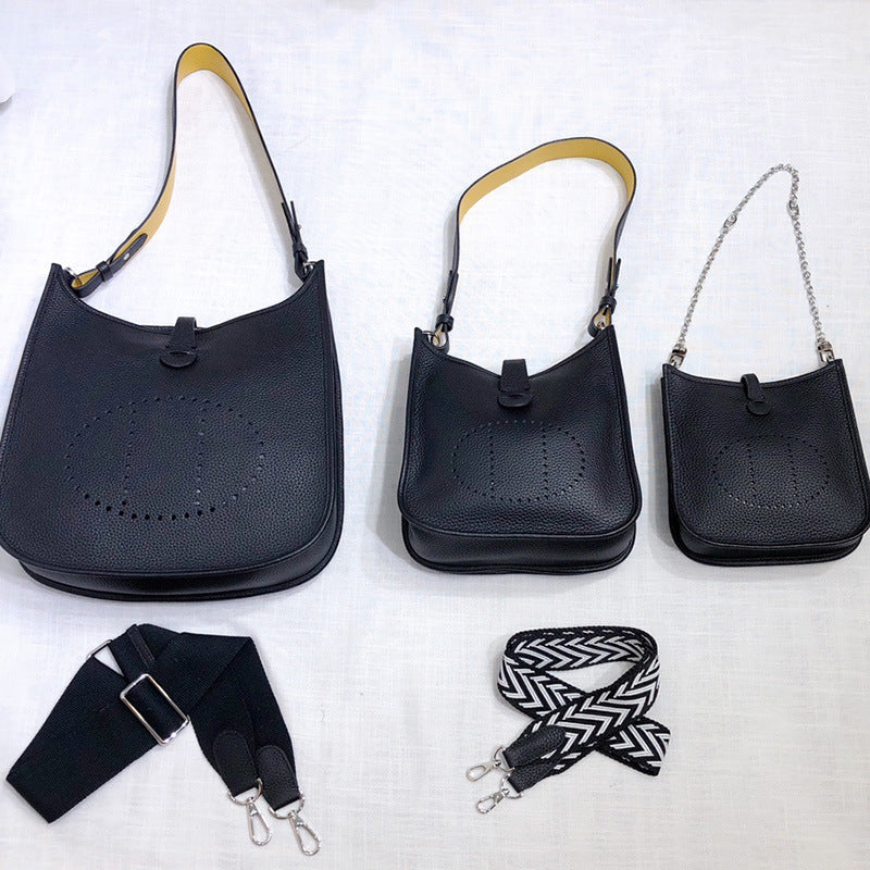 Pretty Classy Layer Cowhide Leather Versatile Bags
