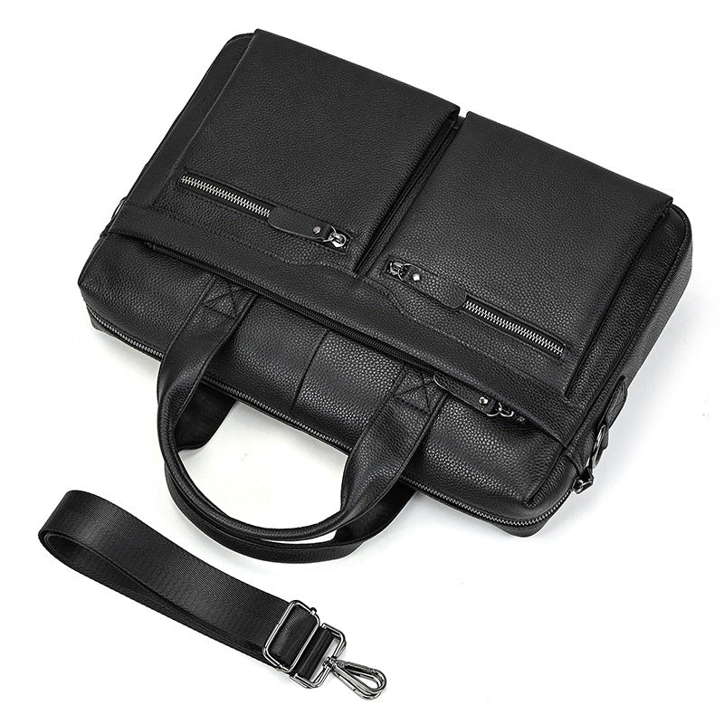 Men's Popular Graceful Leather Business Computer Men's Briefcases