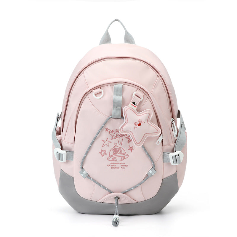 Rabbit Homemade Cute Toffee Female With Pendant Backpacks