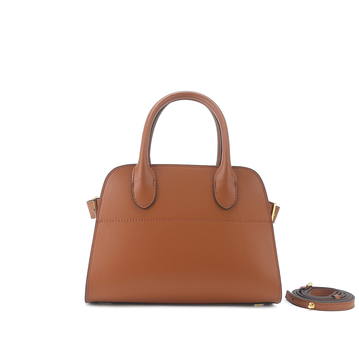 Cowhide First Layer Niche Computer Versatile Handbags