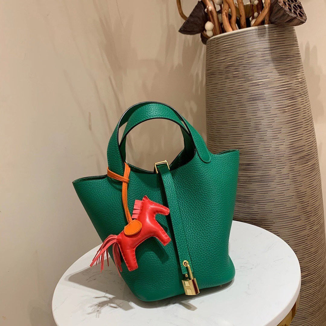 Women's Vegetable Basket For Hand Holding Fashion Bucket Bags