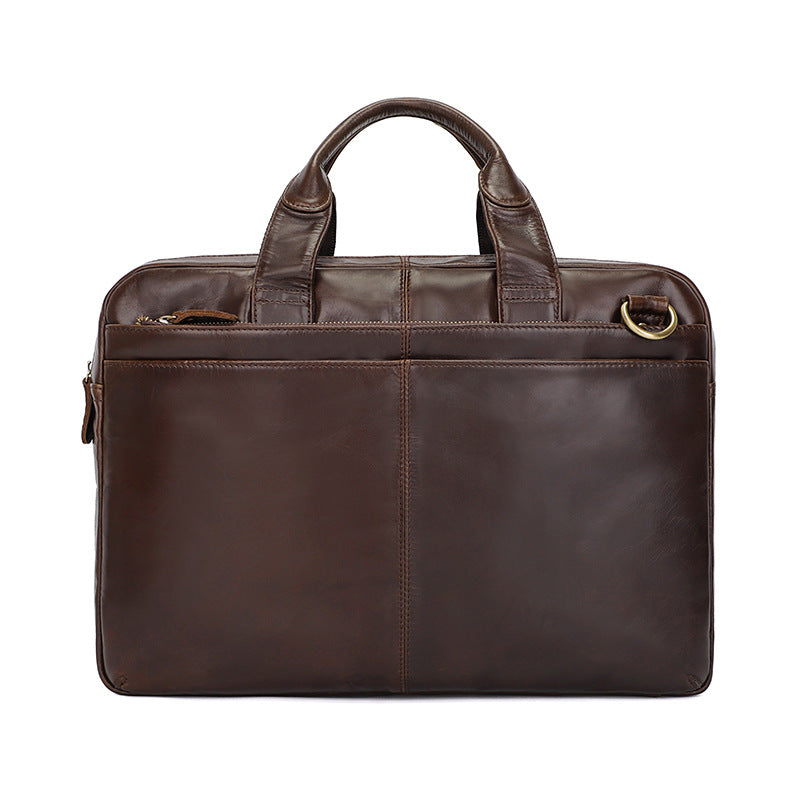 Men's Imported First Layer Cowhide Retro Oil Men's Briefcases