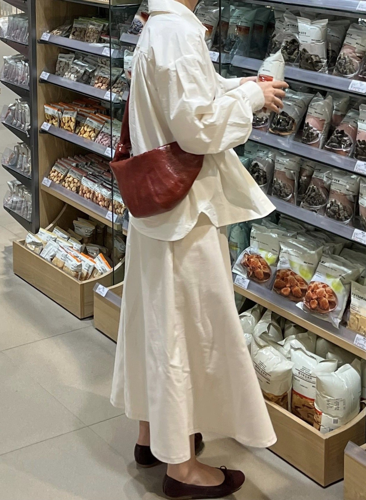 Innovative Beautiful Linen Coated Croissant Dumpling Bags