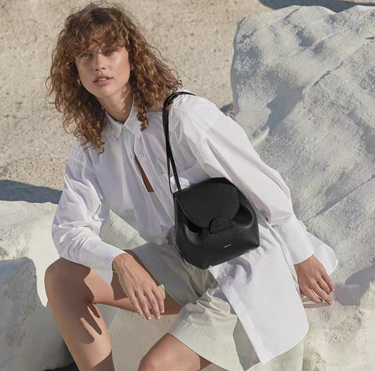 Women's Genuine Leather Fashionable Top Layer Cowhide Backpacks