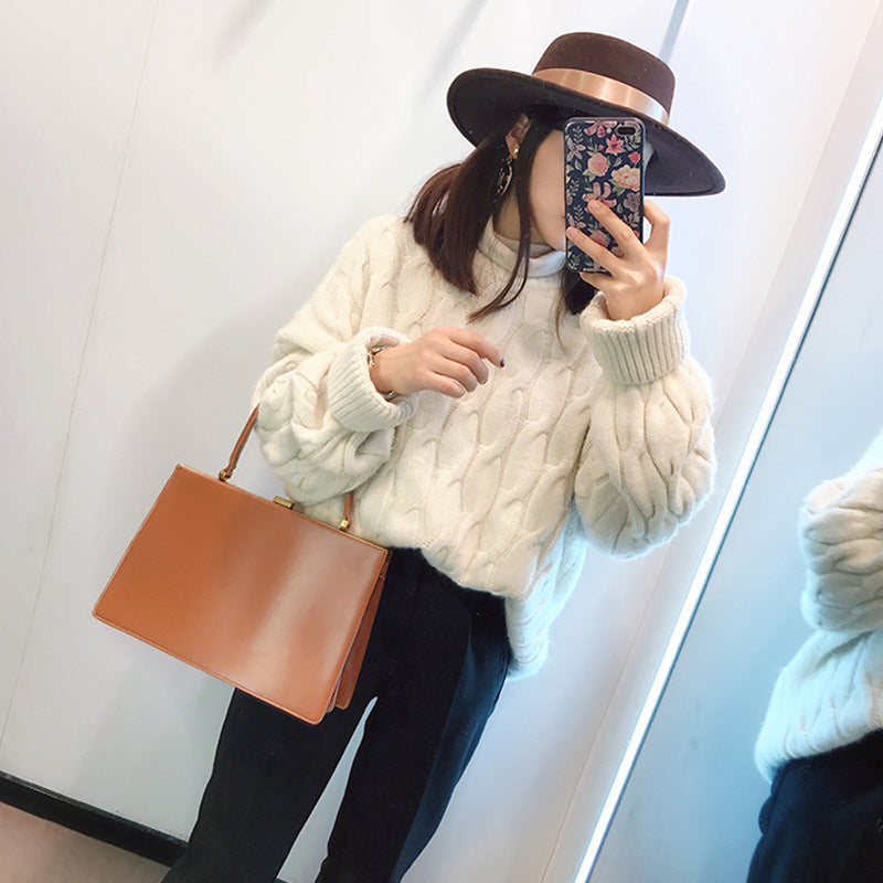Women's Summer Underarm Retro Simple Clip Portable Shoulder Bags