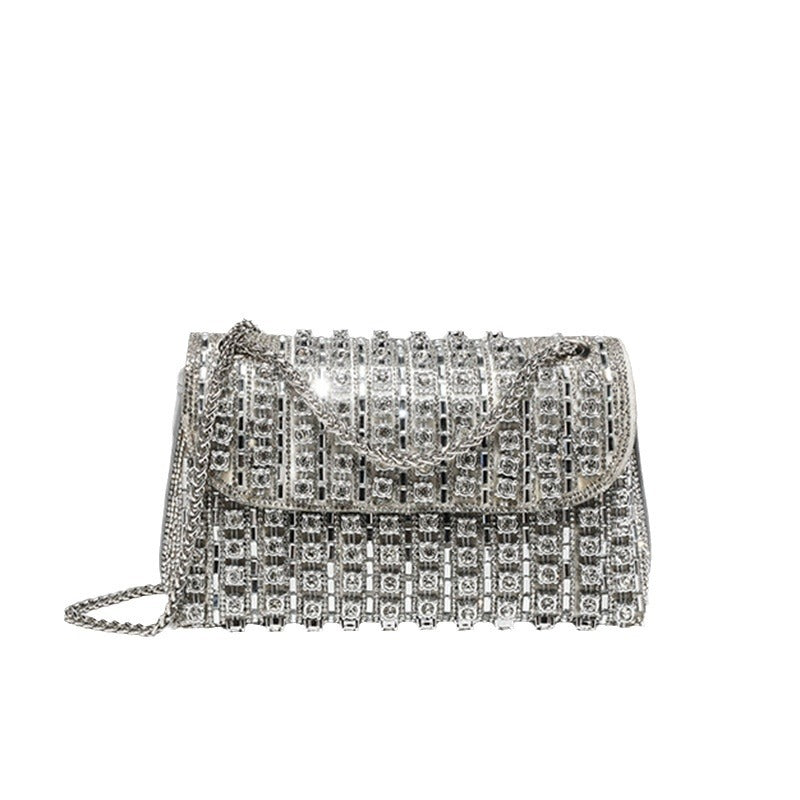 Women's Design Dinner Underarm Full Diamond Dionysian Shoulder Bags