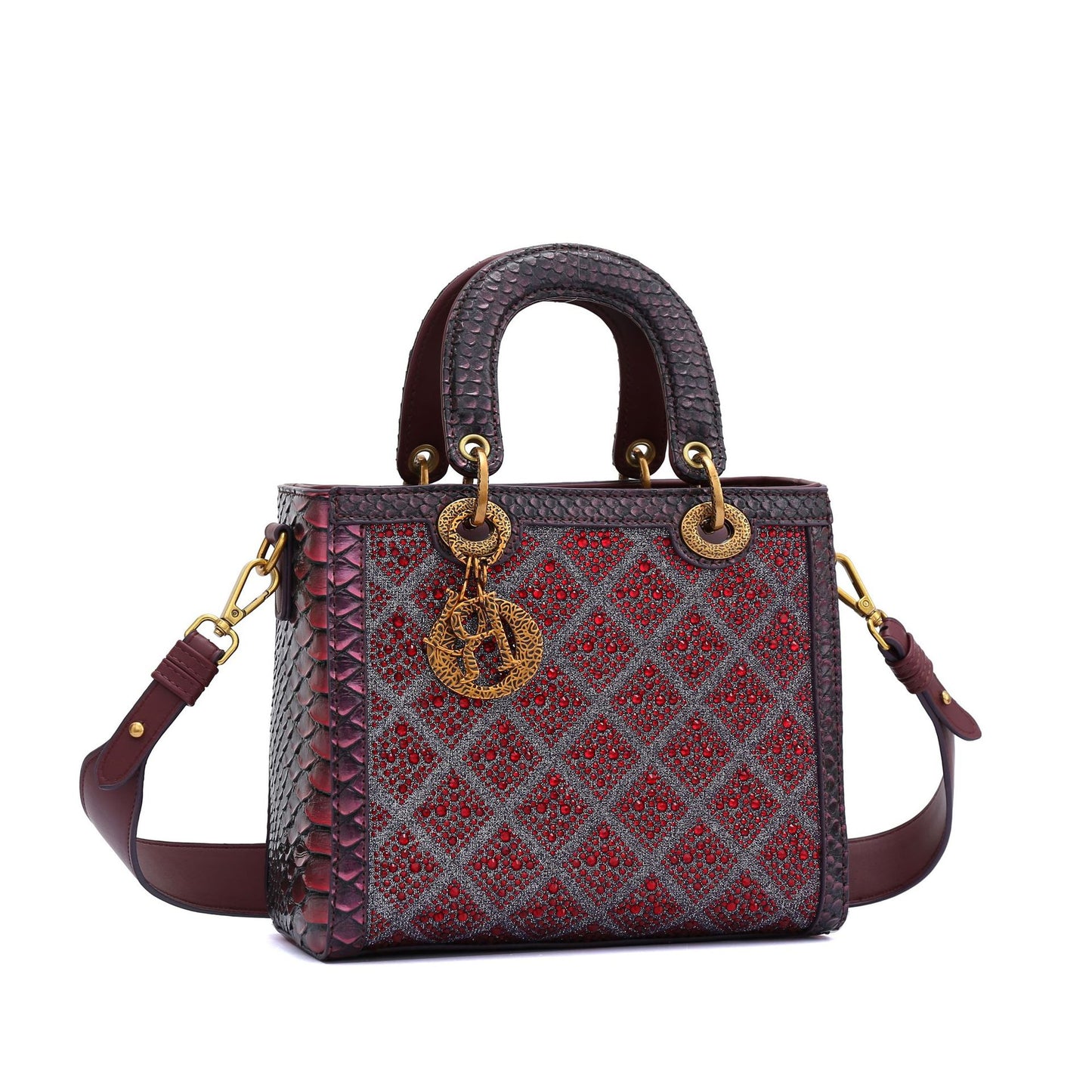 Women's Snake Pattern Diana Popular Style For Crossbody Bags