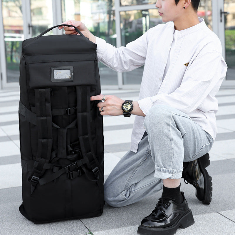 Classy British Style Large Capacity Checked Travel Bags