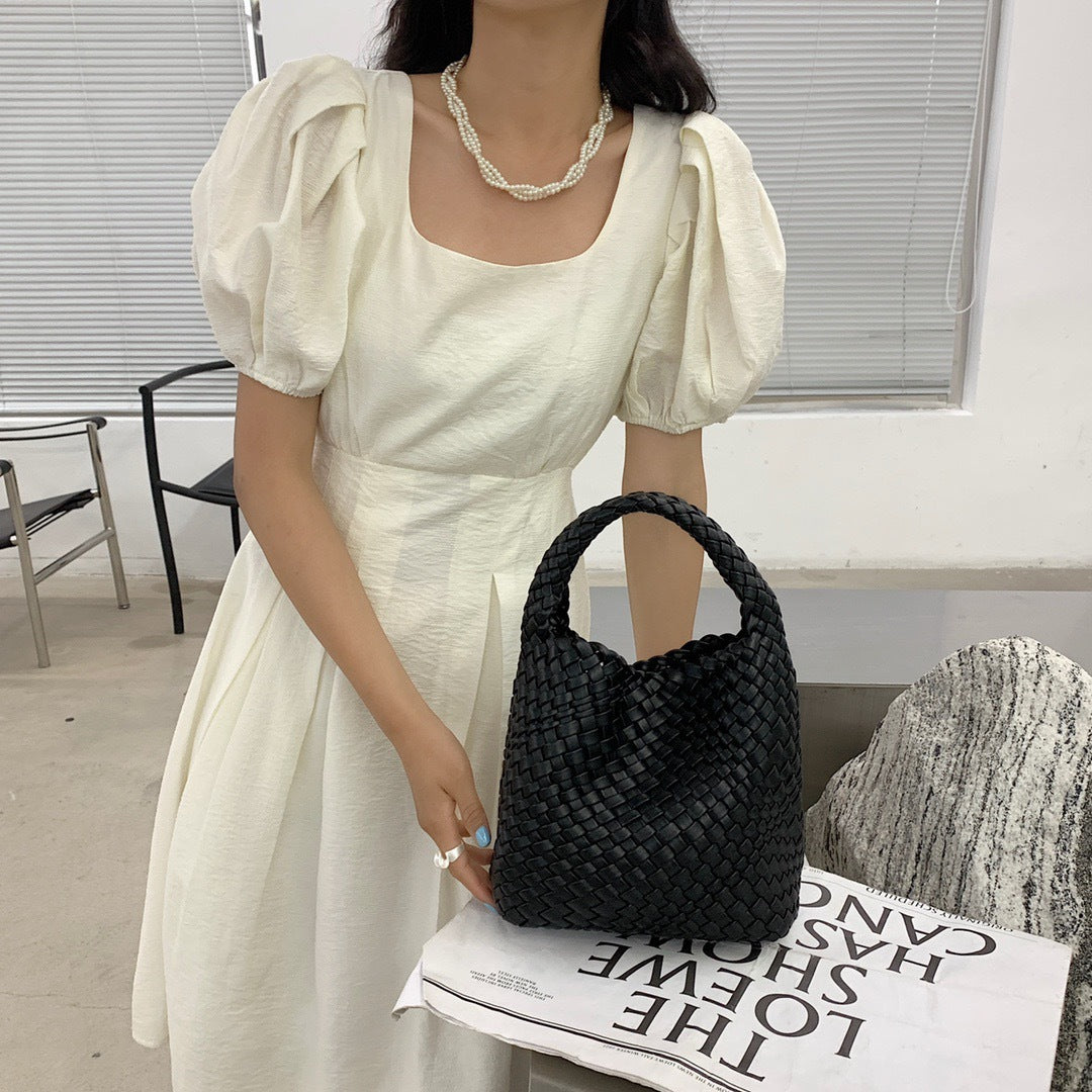 Women's Design Summer Hand-woven Mother Vegetable Basket Handbags