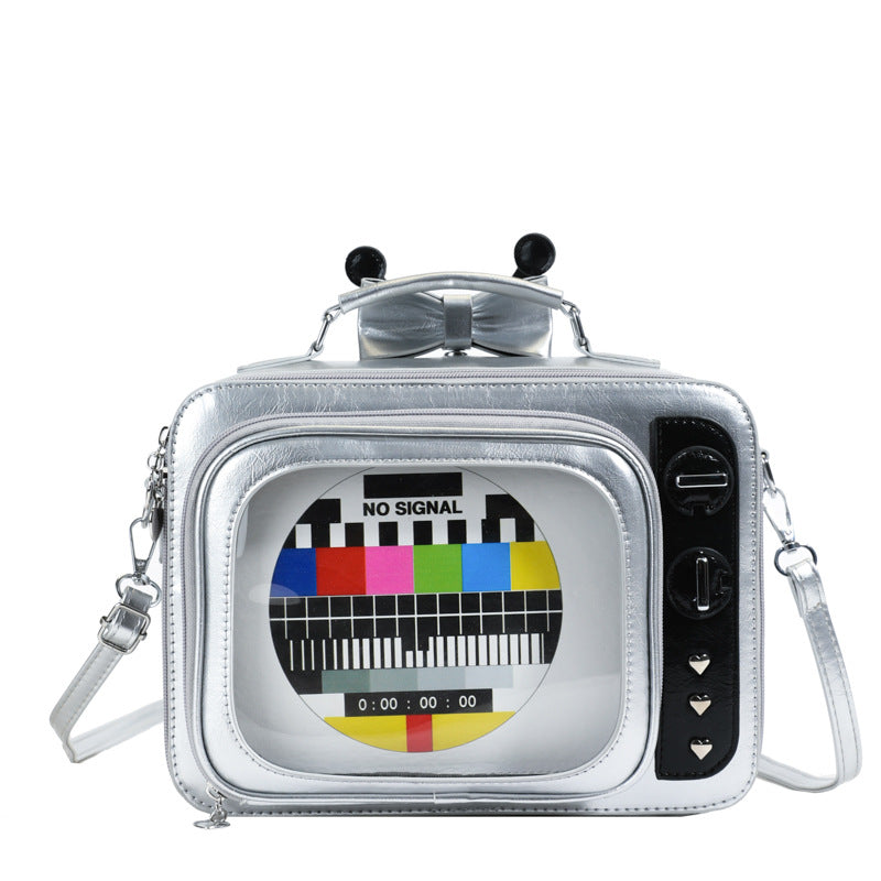 Retro Tv Cute Large Capacity Portable Shoulder Bags