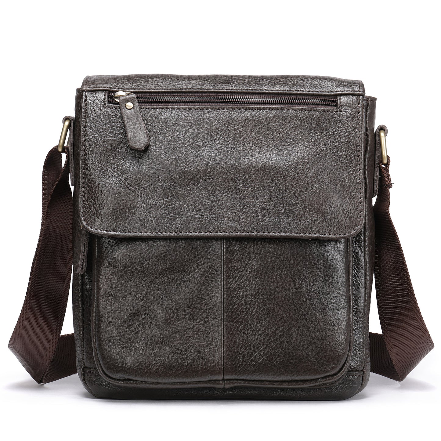 Men's Retro Cowhide Leather Business Fashion Men's Shoulder Bags