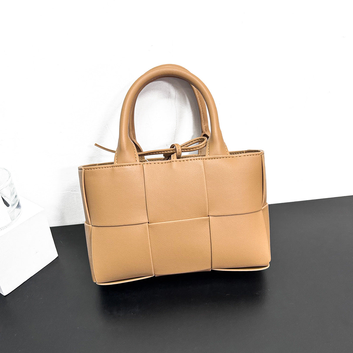 Women's Texture Big Woven Simple Fashion Large Shoulder Bags