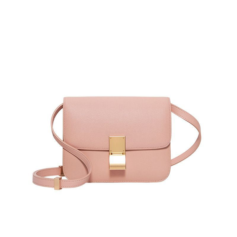 Women's Genuine Leather High Sense One Small Square Bags