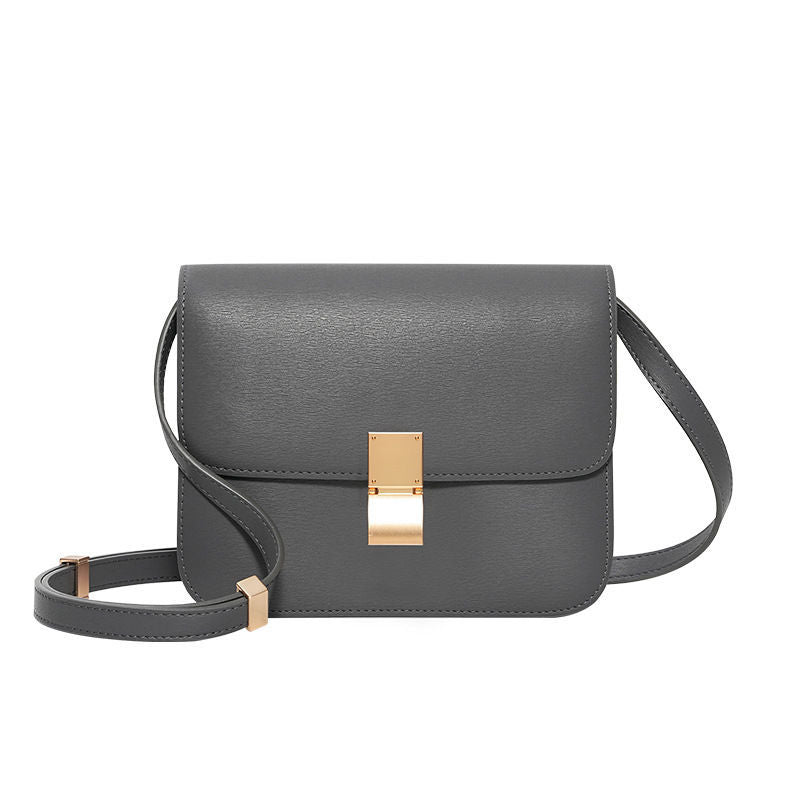 Women's Genuine Leather High Sense One Small Square Bags