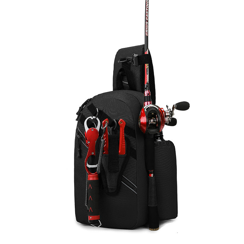 Men's Fishing Camouflage Tactics Cycling Fashion Single Men's Chest Bags