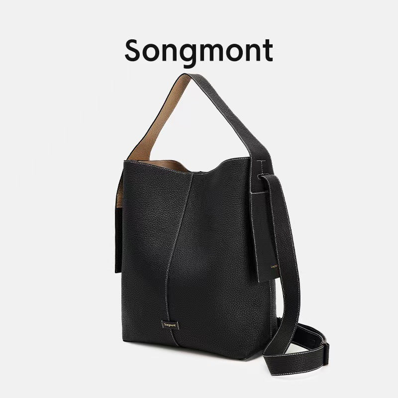 Women's Series Large Medium Size Cow Leather Tote Bags