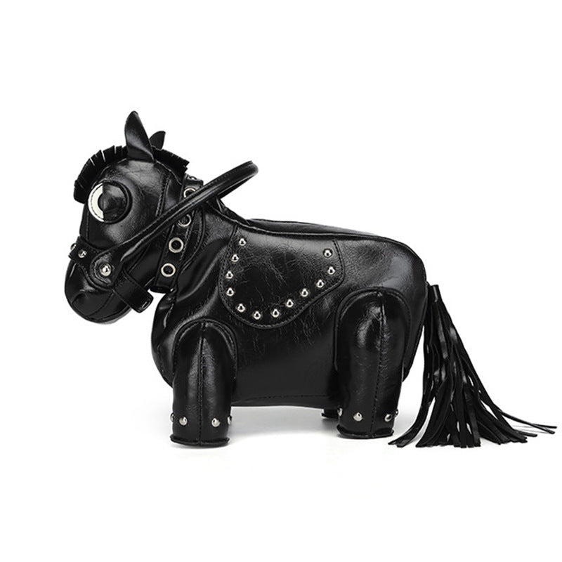Hot Style Personalized Creative Pony Animal Shape Crossbody Bags
