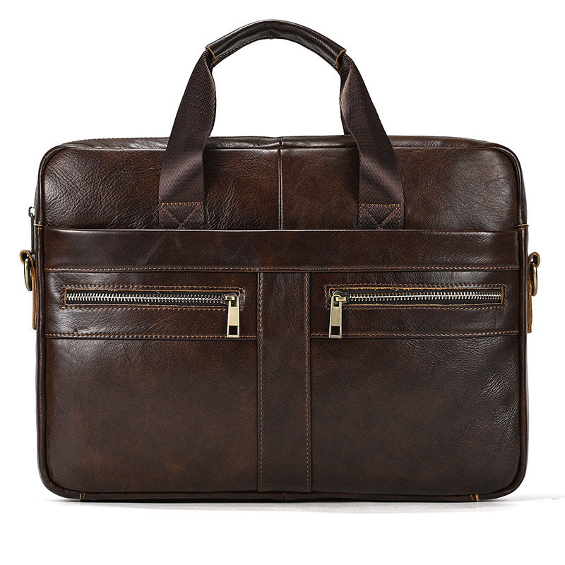 Men's Popular Graceful Leather Business Computer Men's Briefcases