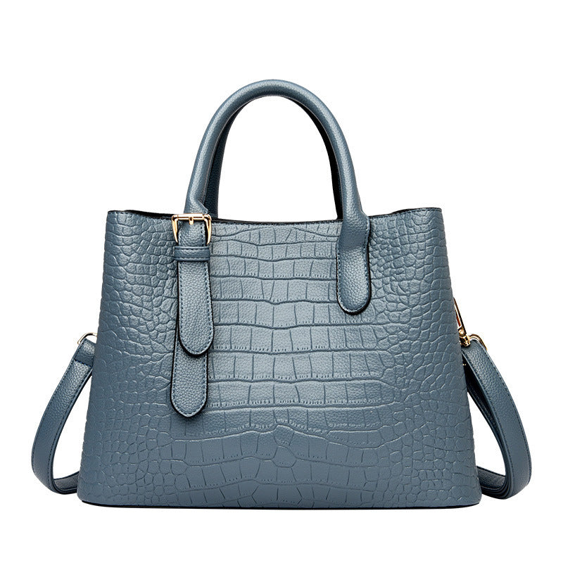 Women's Creative Comfortable Fashion Crocodile Pattern Handbags