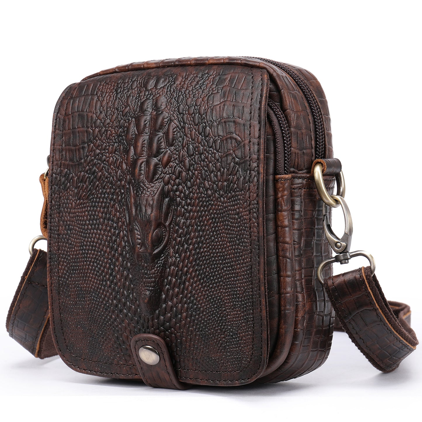 Men's Marten Leather Fashion Trendy Top Layer Men's Shoulder Bags
