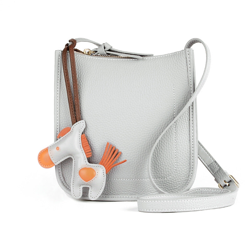 Women's Fashion Simple Genuine Leather High-grade Large Crossbody Bags