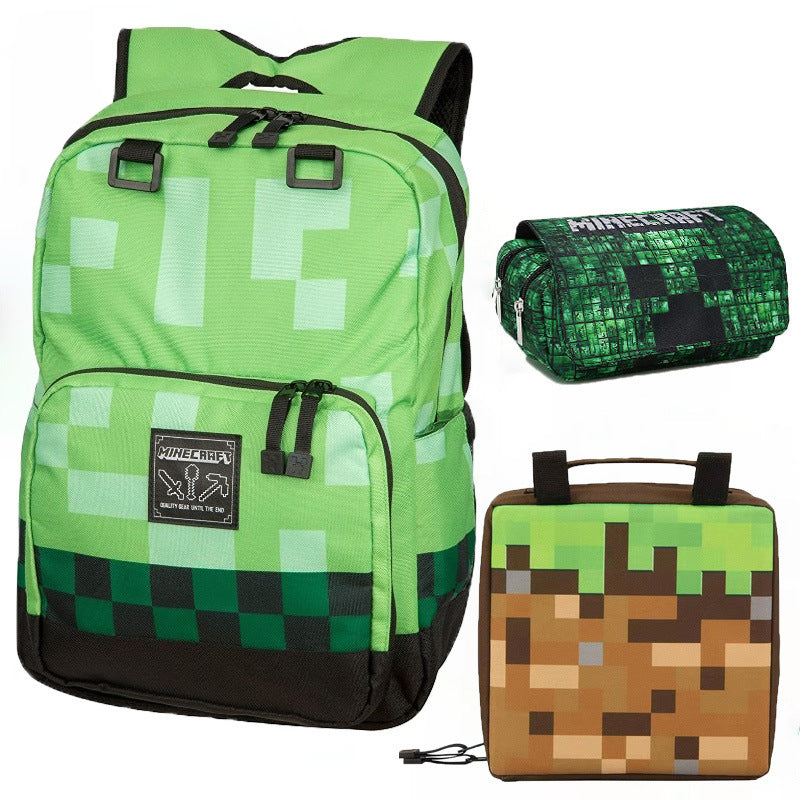Male Primary Capacity Korean Version Cartoon Backpacks