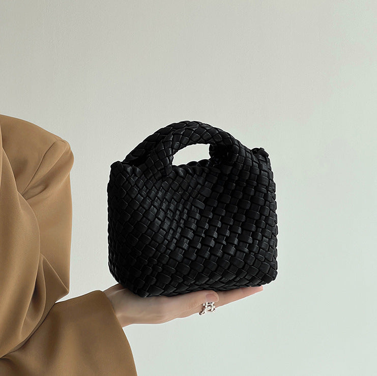 Women's Hand-woven Vegetable Basket Portable Chain Small Square Bags
