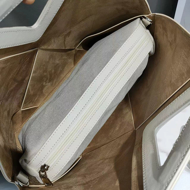 Women's Leather For Design Light Luxury Cowhide Handbags
