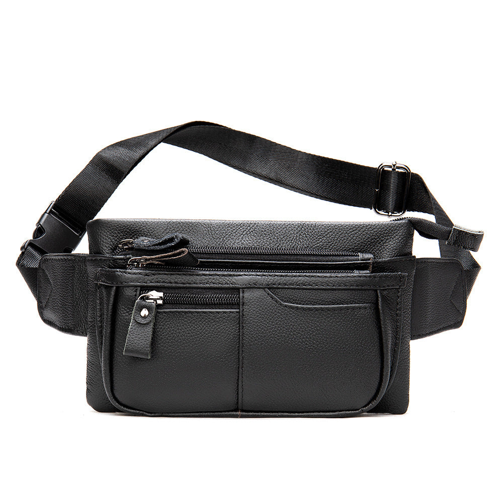 Men's Genuine Leather Retro Mobile First Layer Men's Waist Packs