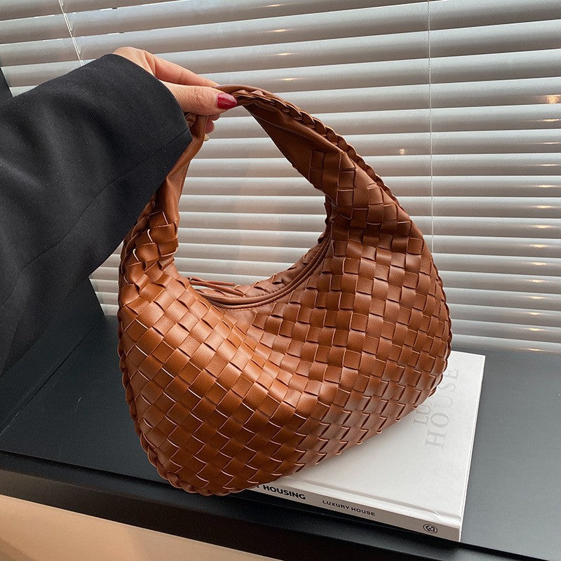 Women's Style Fashion Hand-woven Large Capacity Simple Shoulder Bags