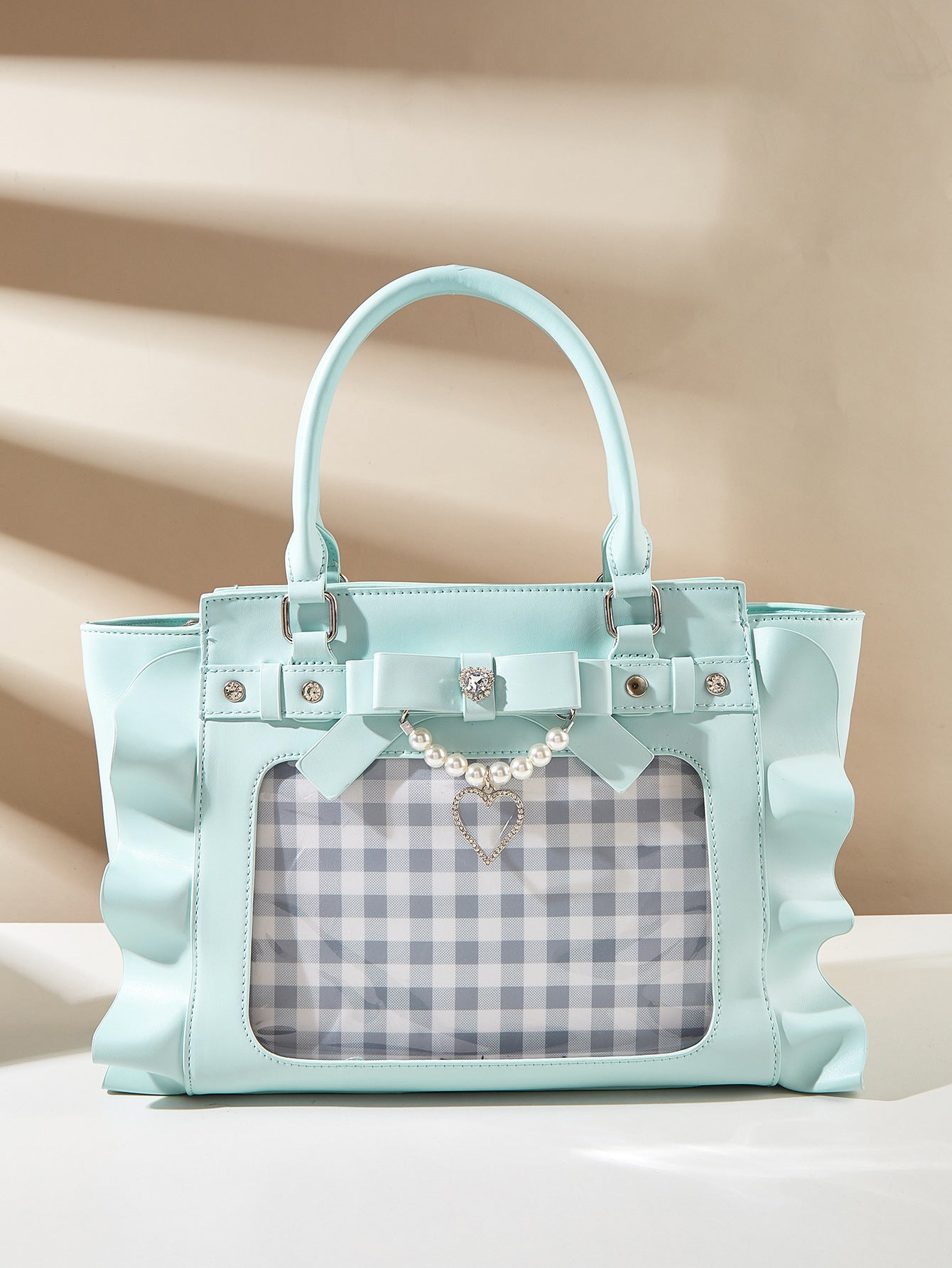 Women's Style Love Hand-held Cartoon Snacks Lace Crossbody Bags