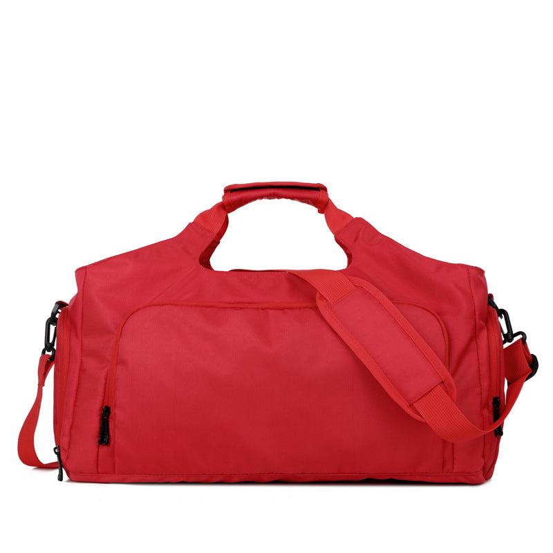 Women's Portable Large Capacity Waterproof Dry Wet Separation Oxford Travel Bags