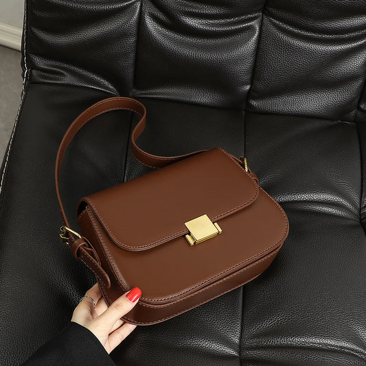 Women's Genuine Leather Light Luxury High-grade Underarm Crossbody Bags