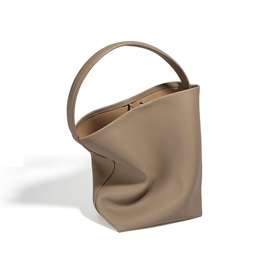 Women's Cowhide Commuter Large Capacity Idle Style Shoulder Bags