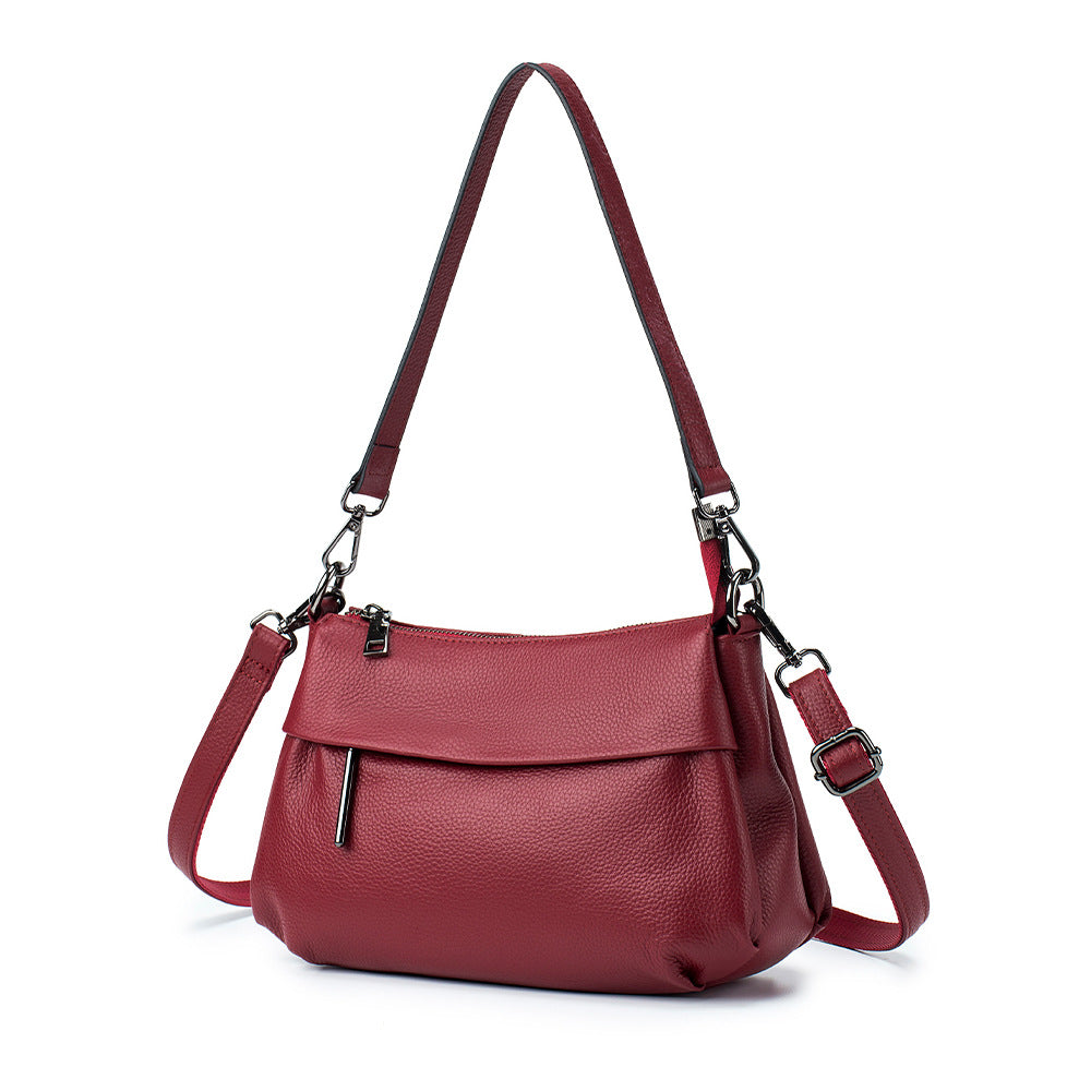 Women's Genuine Leather Fashion First Layer Cowhide Crossbody Bags