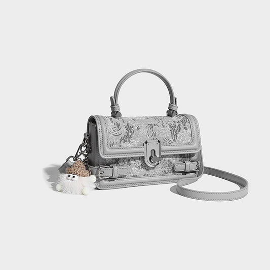 High-grade Moonlight Treasure Box Embroidery Commuter Small Square Bags