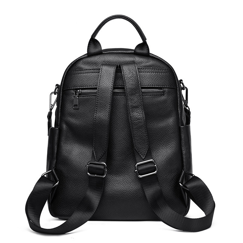 Women's Leather Summer Soft Fashion Trendy Top Backpacks