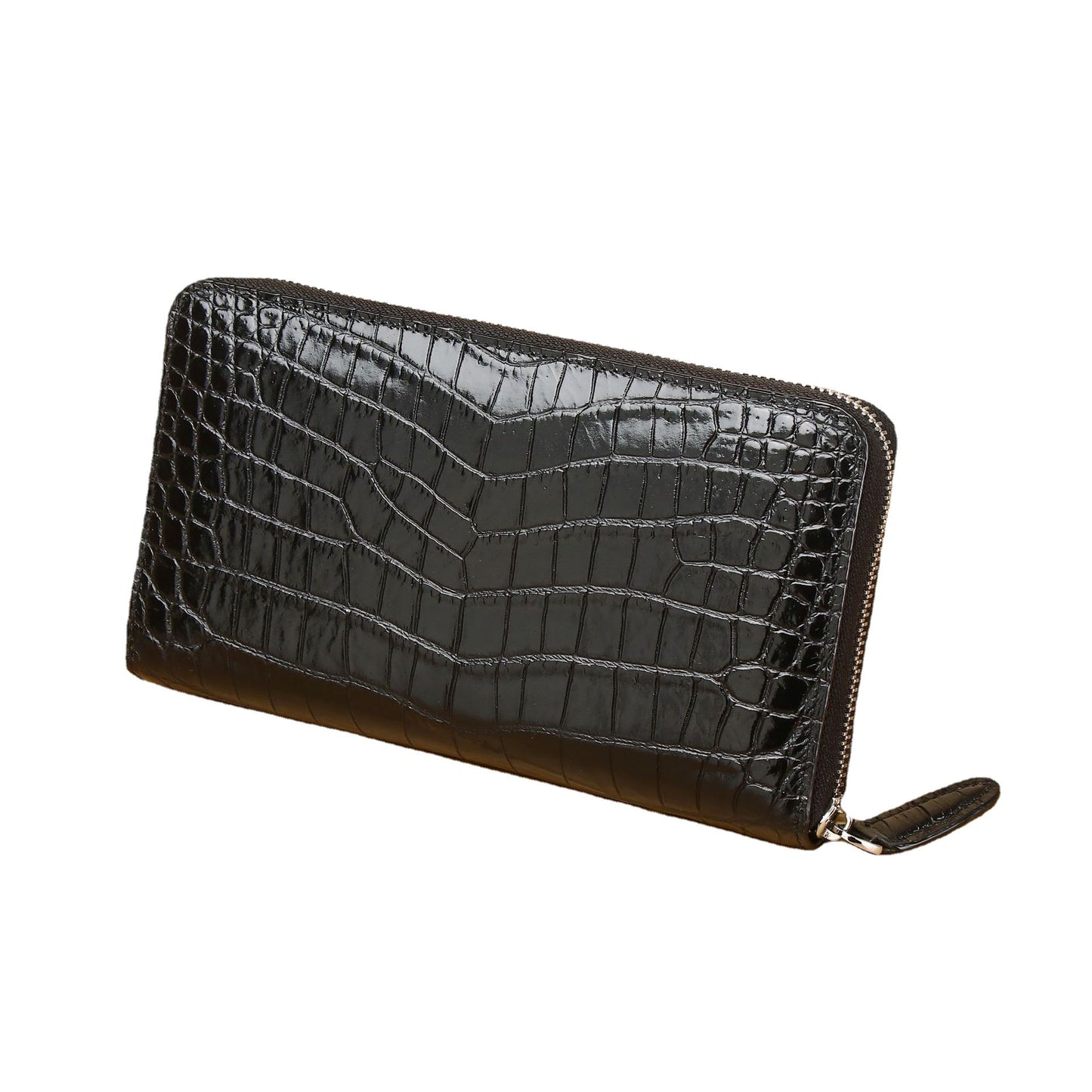 Men's Crocodile Pattern Multiple Slots Fashion Men's Handbags