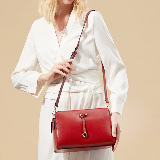 Women's Fashion Genuine Leather High-grade Cowhide Trendy Shoulder Bags