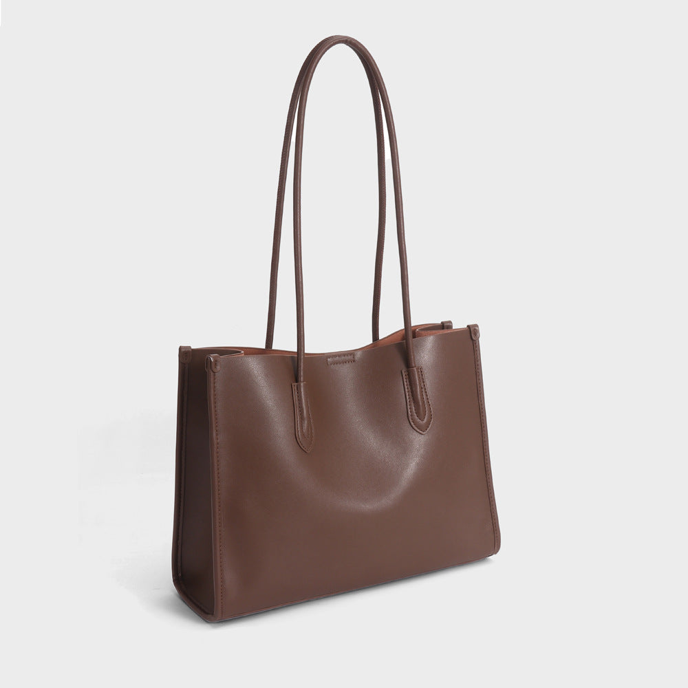 Women's Underarm Leather Fashion Commuter Large Capacity Shoulder Bags
