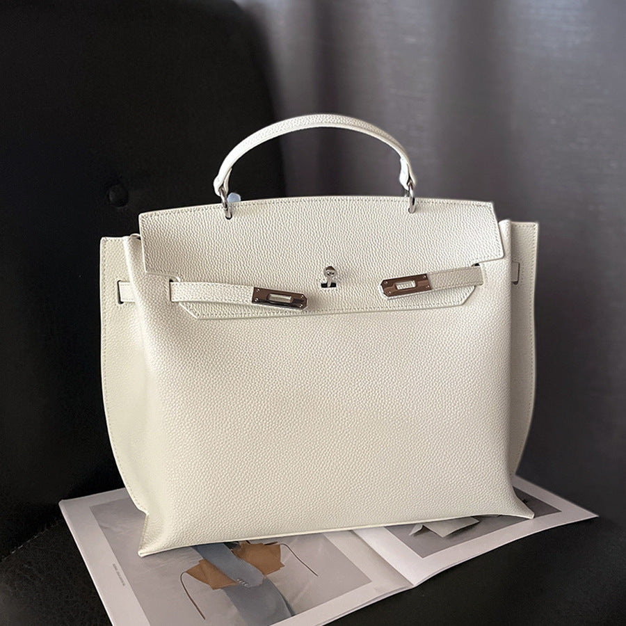 Women's First Layer Cowhide Leather High-grade Large Tote Bags